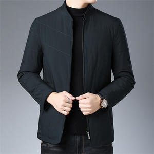 BEM8618钱塘2020-2中年男士冬季百搭立领简约商务休闲棉衣P165
