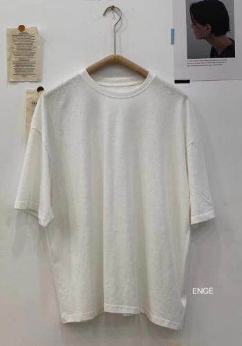 情侣款光板棉T恤，女装T恤，ENGE
