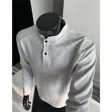 主推POLO衫卫衣秋季翻领卫衣cleanfit长袖T恤衫男装外套S440特28，男装Polo衫，电商A233-1