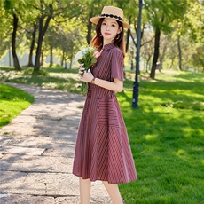 6306时尚设计感显瘦气质连衣裙，女装连衣裙，倪叶myz