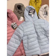 高品冬季连帽排骨棉服多巴胺色系轻薄防泼水棉衣男女A1227-P128，男装棉衣，星座1505