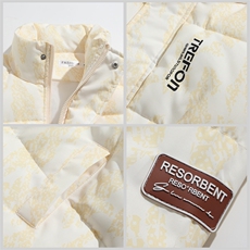 立领棉衣男女印花棉服新款冬装棉袄面包服外套3354-P70控108，男装棉衣，星座207