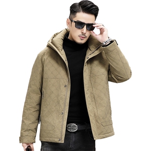 B8027钱塘2020-3新款商务休闲冬季厚款简约中年男士羽绒服P258图片