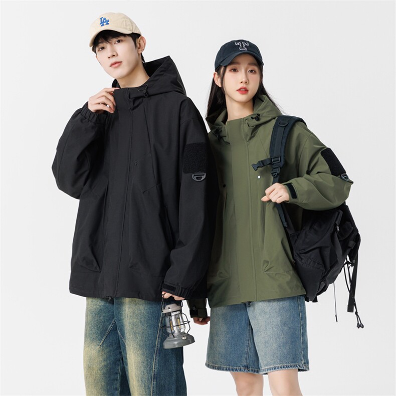 冲锋衣外套男春秋户外徒步登山服夹克潮牌痞帅高级感JK111-P83,男装夹克,星座308B-2