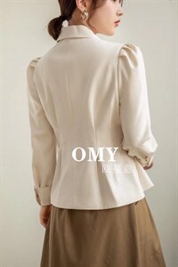 现货！收腰西装外套,女装西装,OMY 瓯蔓意
