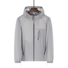 抖音户外防晒衣男女夏季宽松皮肤衣防紫外线连帽外套7730-P30，男装防晒衣，星座1402-3