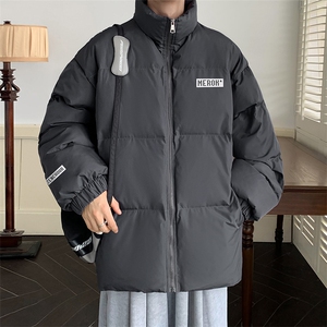 DT2203-TP70控价98 冬新款保暖加厚立领棉衣港风印花外套多色可选图片