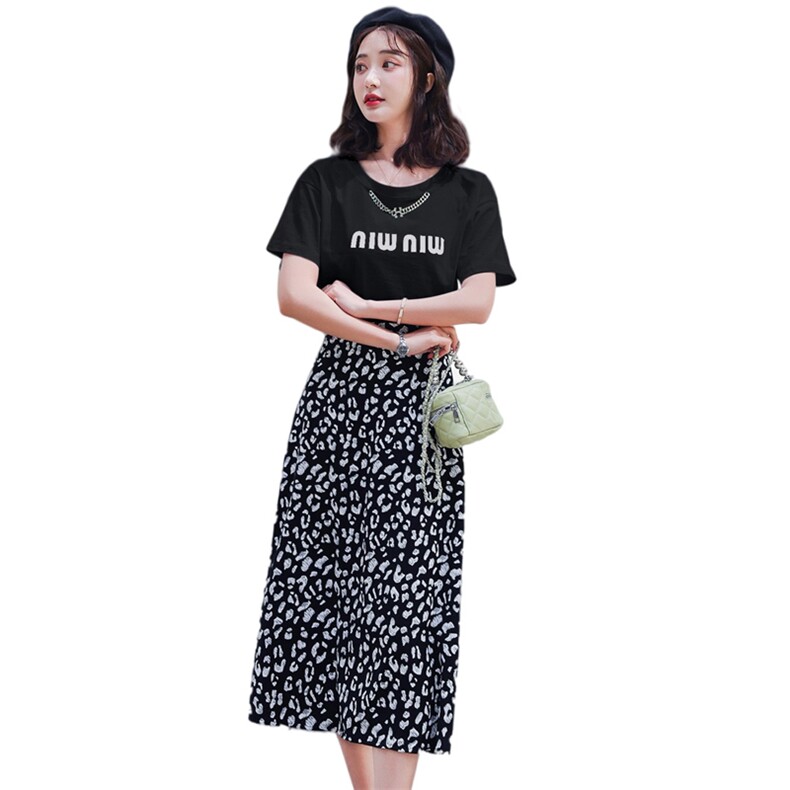2022新款减龄洋气套装网红宽松显瘦港味休闲时尚潮流两件套裙,女装套装/套裙,瑶迪依秀