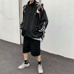 卫衣男韩版潮流高街帅气立领2023春夏季ins宽松百搭外套WB021-P30图片