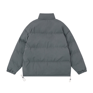 新款平铺字母印花宽松立领百搭休闲棉服A247-MY62060特批65控118图片