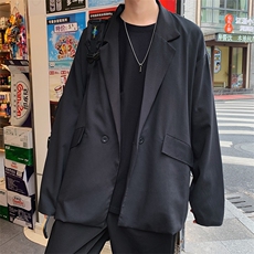 秋休闲小西服原宿韩版港风西装外套夹克外套单排扣男装W1363-P55，男装夹克，星座512-4