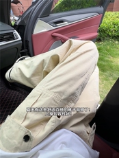 美式复古水洗做旧工装裤褶皱直筒休闲裤原宿风G379P45，男装牛仔裤，电商D256