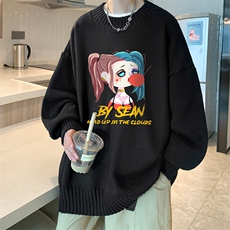 半高领毛衣男士大码针织衫男毛线衣男M18298-P45加绒款-P65，男装针织衫/毛衣，电商A040