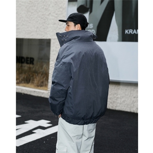 秋冬棉衣加厚夹克加绒外套铆钉立领棉服加厚1016-1W105 P128 K158图片