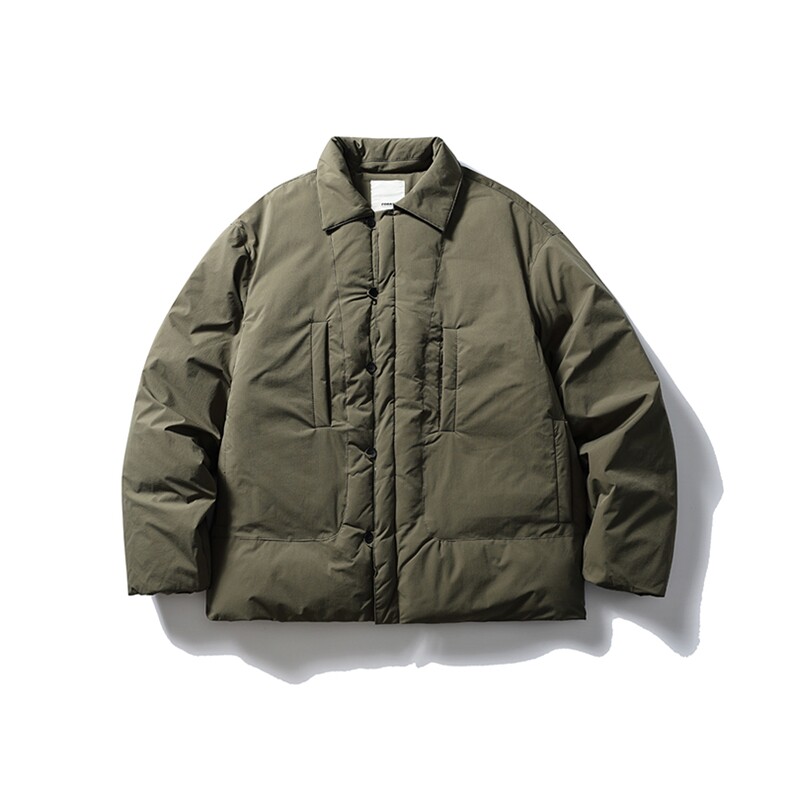 南夏乔装2025冬季新款日系纯色多口袋面包服棉衣复古休闲宽松棉服图片