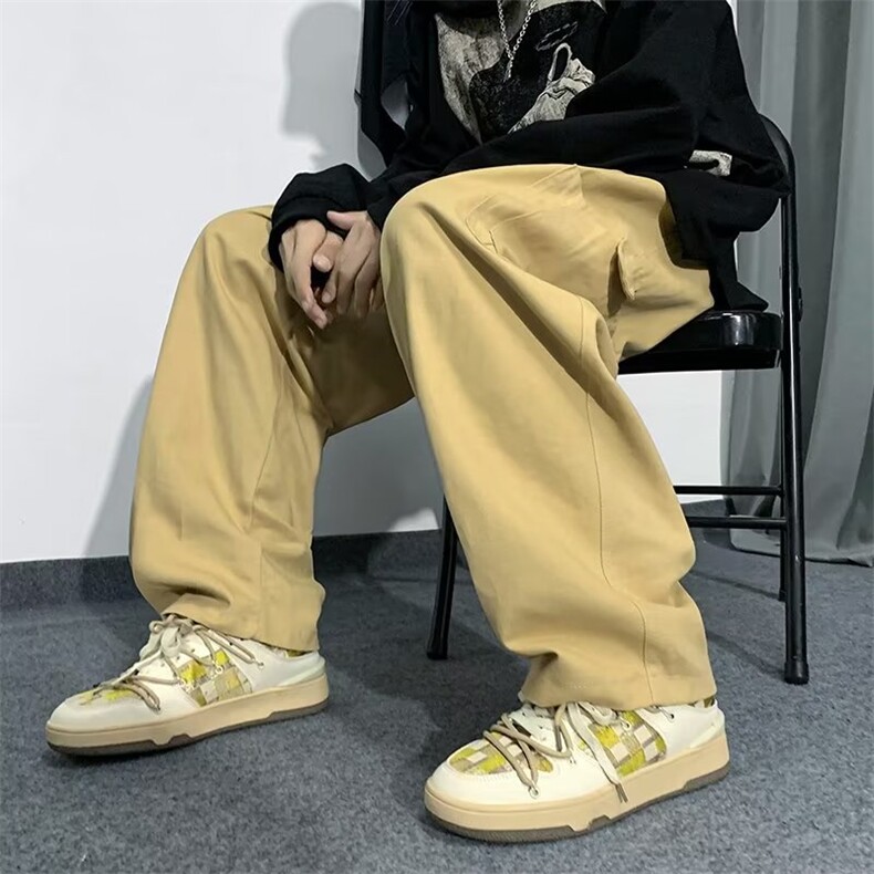 男秋季新款港风大口袋休闲裤MK08P38,男装休闲裤,星座1116-2