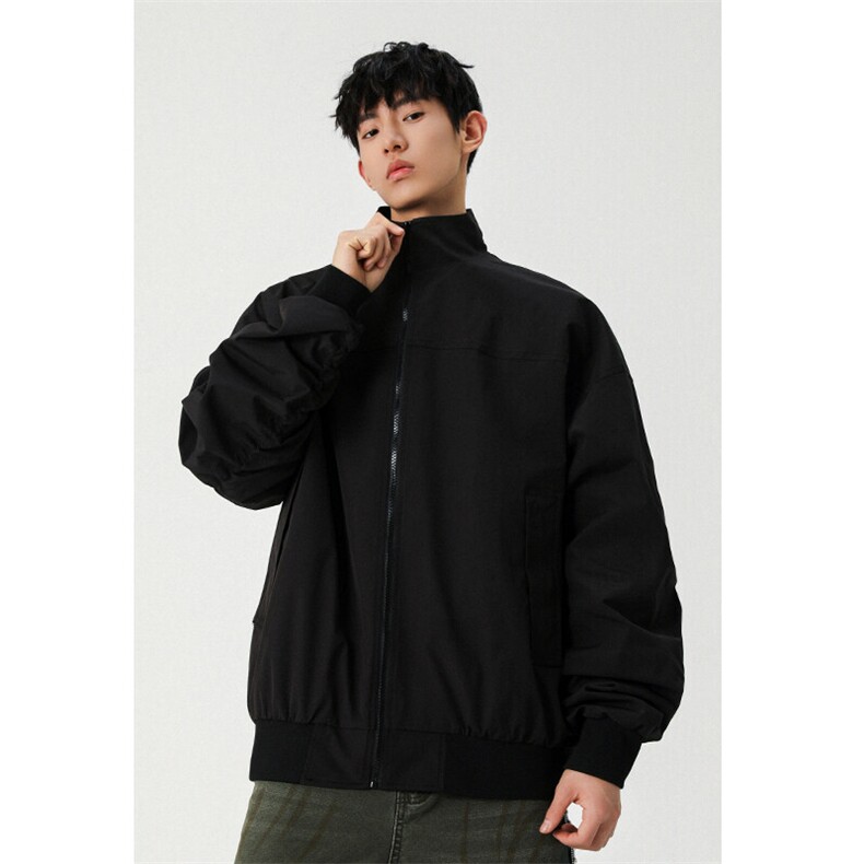 2025春季新款无影墙大码短款美式高街夹克M-5XHJ25187-特P60，男装夹克，电商A022