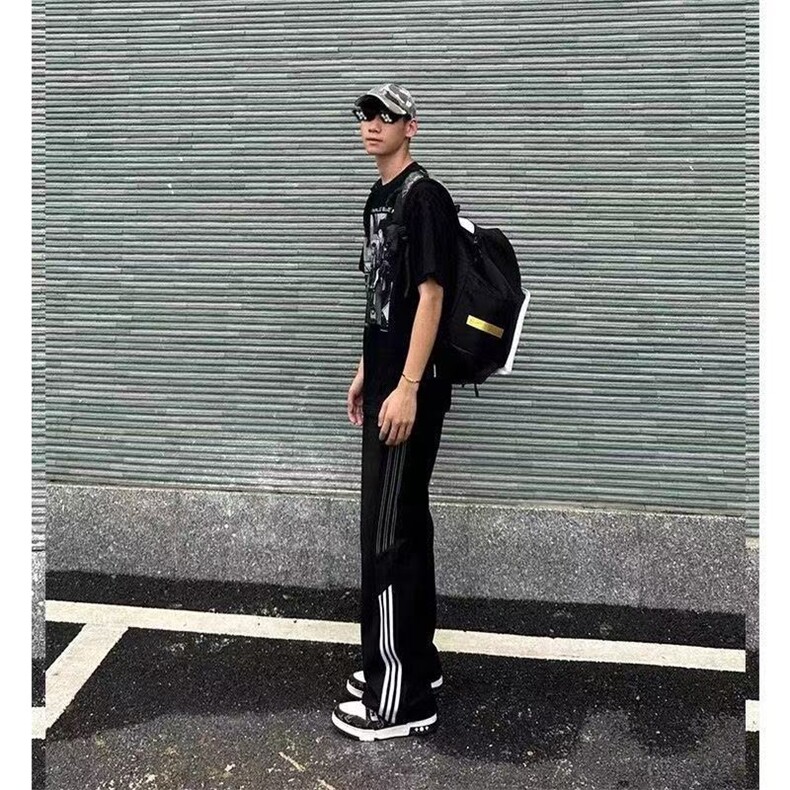 夏季新款美式立体双面印花T恤Kanye风做旧复古简约运动休闲,男装T恤,星座1210-1