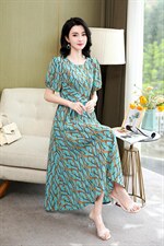 现货～新款连衣裙～气质款L到4XL，女装连衣裙，欧雅思丹尔