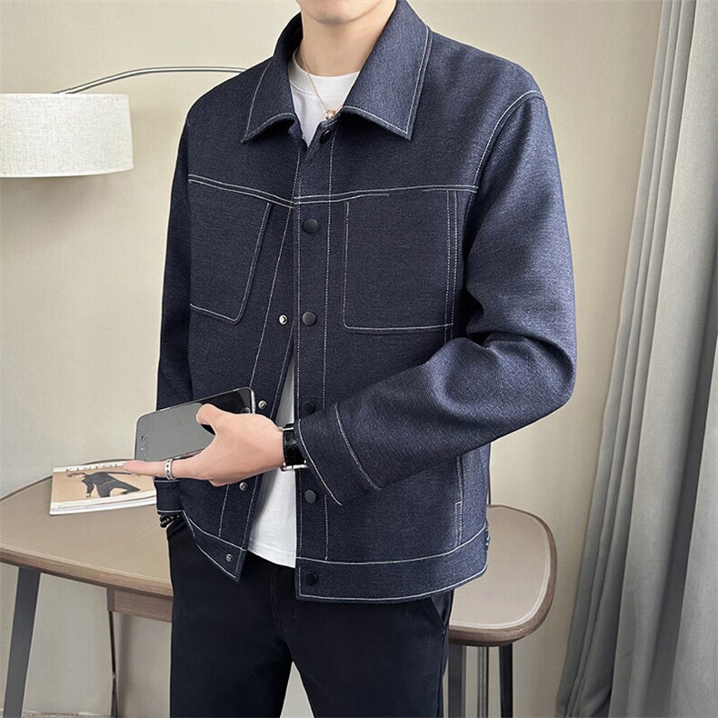 店主风~春季牛仔夹克外套K698/P115,男装工装外套,电商B331