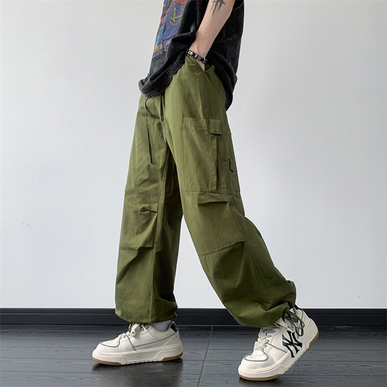 B221美式ins街头hiphop宽松工装休闲裤子LK23122-P65控88,男装休闲裤,电商B221