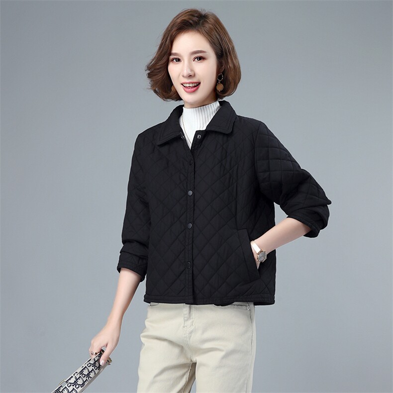 时尚百搭短款棉衣,女装棉衣/棉服,小林双子
