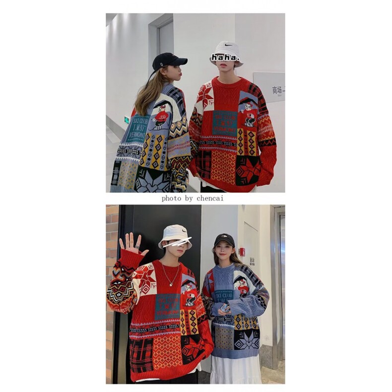 1506-1/MMY901/P54圆领毛衣针织衫男潮牌帅气秋冬季打底衫圣诞,男装T恤,星座1506-1