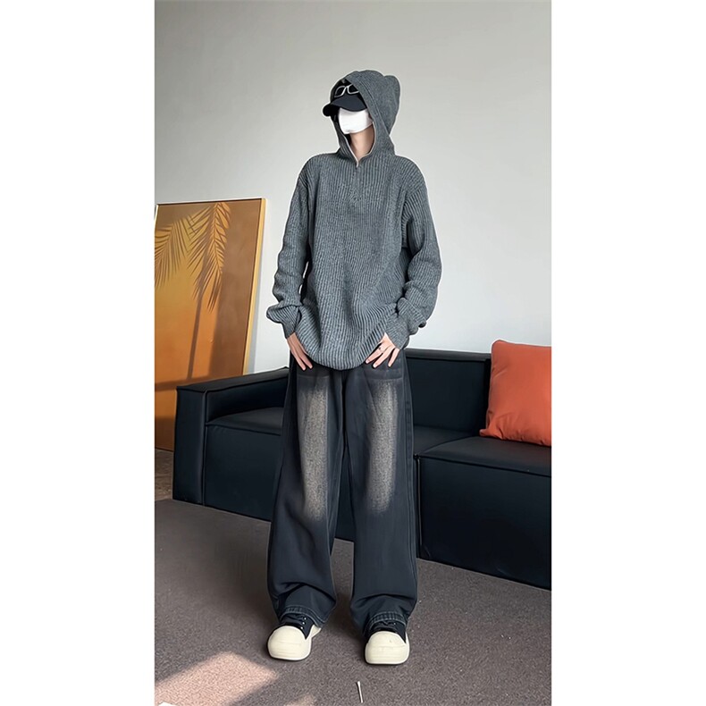 连帽针织衫男毛衣外套内搭KD654-P55,男装针织衫/毛衣,电商D312-1