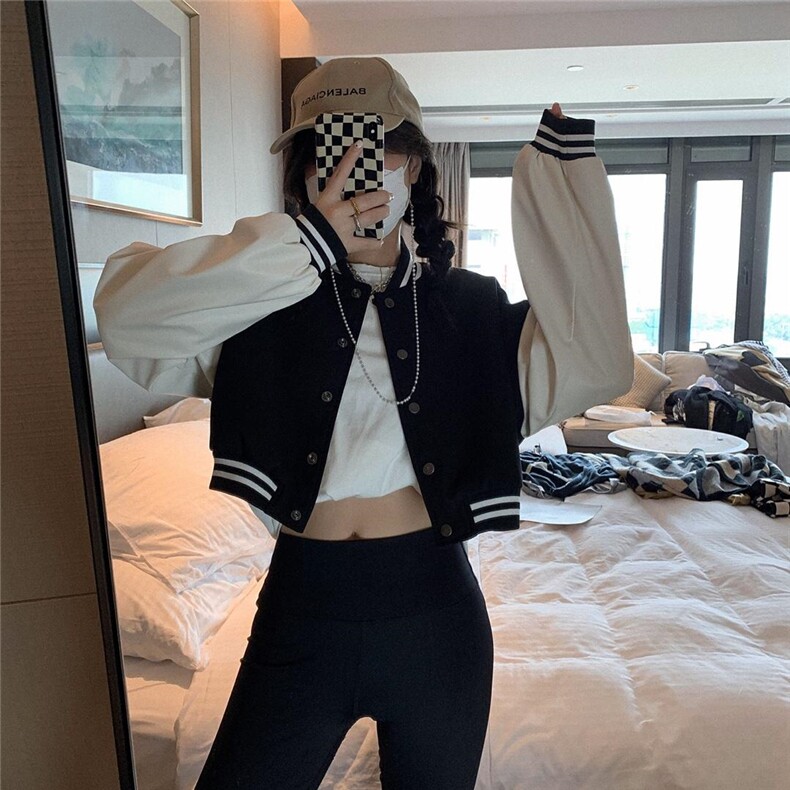 短款棒球服，其它，XTZ style