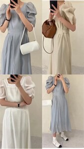 [现货]夏季新款韩版碎花连衣裙,女装连衣裙,米蓝汇