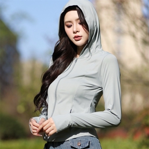 2025夏季新款防晒服冰爽防紫短款修身大帽檐女子图片