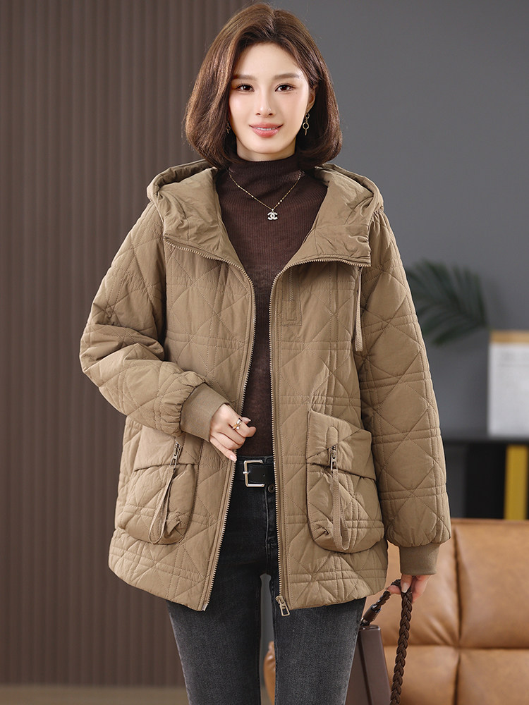 棉衣棉服女2024新款冬季加厚包扣夹棉外套,女装棉衣/棉服,忆绮罗