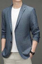 BZ82377钱塘2020-2中青年男士时尚休闲百塔合身西服外套P145，男装西服，钱塘207-2