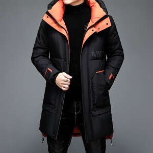 新款羽绒服男白鸭绒中年商务男式爸爸装休闲羽绒外套ALXB817-P385，男装羽绒服，电商B212（原钱塘6029）