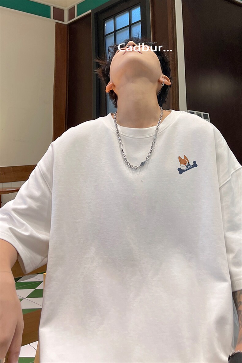 230g重磅纯棉!夏季短袖t恤男半袖男XT474-特P19,男装T恤,电商B371