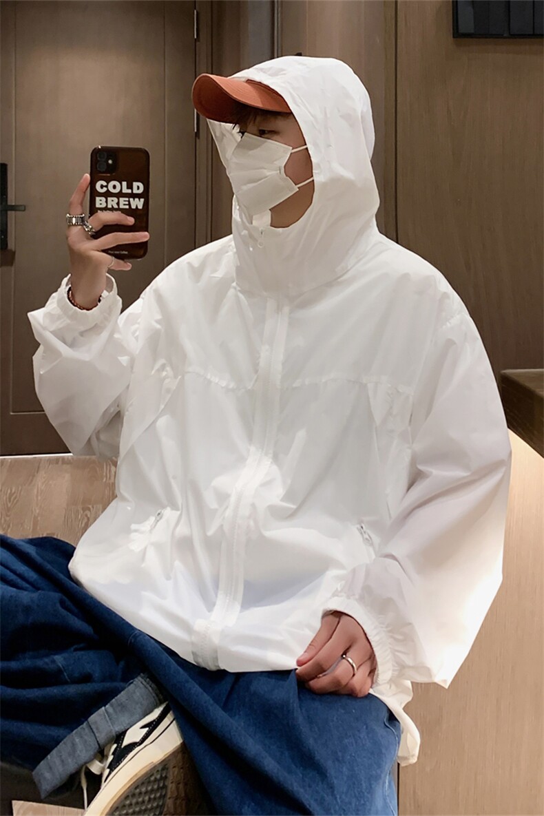 F8038/P60防晒指数UPF50+合格防紫外线防晒服男皮肤衣薄外套,男装防晒衣,电商A141