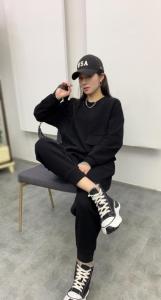 现货春装卫衣卫裤套装,女装卫衣/绒衫,依鼎衣典