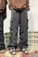 903-SK38-特P50【79】灯芯绒复合加厚工装裤降落伞裤！4，男装工装外套，星座903