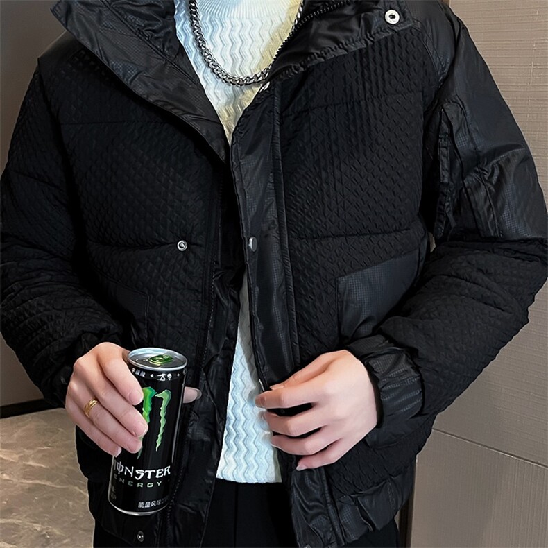 高级感防水棉袄棉服男冬季潮牌痞帅加厚棉衣2026新款男士连帽,男装棉衣,星座218-1（原230）