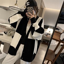 大格子开衫，其它，XTZ style