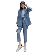 洋气个性减龄舒适简约潮流百搭简大方纯色通勤，女装西装，艾艾淮淮