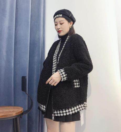 冬季新款欧版羊羔毛外套，女装，琼卿格