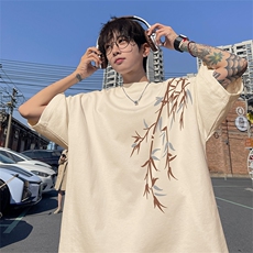得物直播品质220克纯棉精梳xz605-dcm262-特批20控38，男装T恤，星座605(原A050)