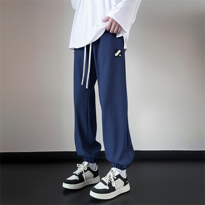 K02047-P50秋季大码oversize束口卫裤休闲裤M-6XL,男装休闲裤,星座109