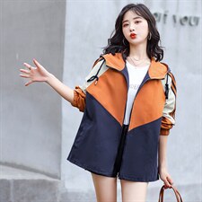 欧货正品撤柜断码特价2024春秋新款韩版休闲时尚风衣通勤简约外套，女装风衣，靓星雨