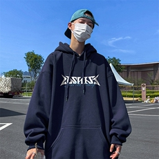 抖音得物供货可提供视频秋冬重磅美式宽松连帽卫衣DL2317，男装卫衣，电商A486