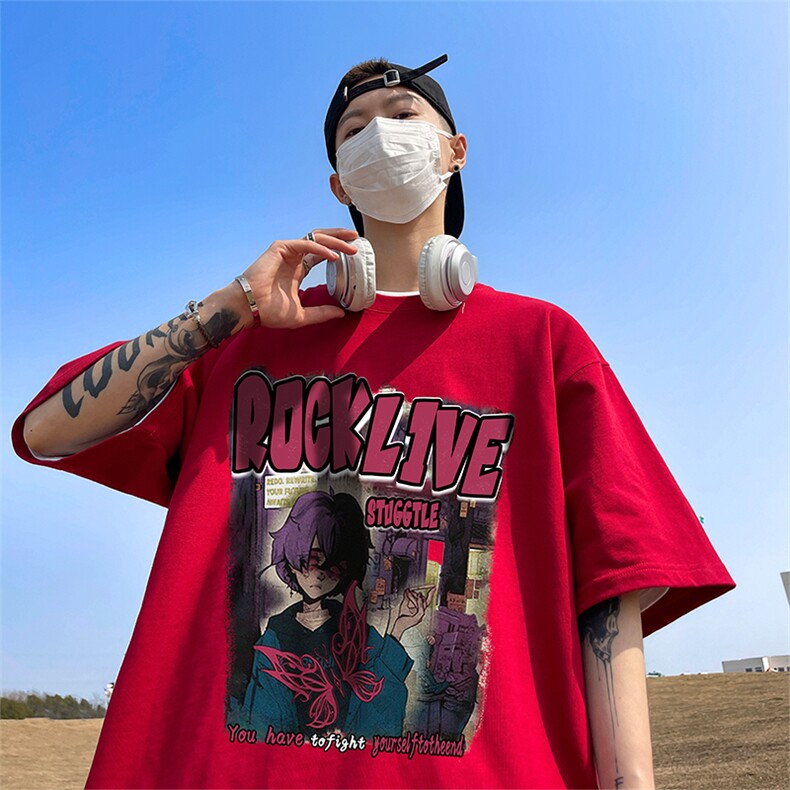 数据超好220克重磅美式潮牌短袖t恤T1152-P28直播有280克品质P35,男装T恤,电商A486