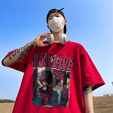 数据超好220克重磅美式潮牌短袖t恤T1152-P28直播有280克品质P35，男装T恤，电商A486
