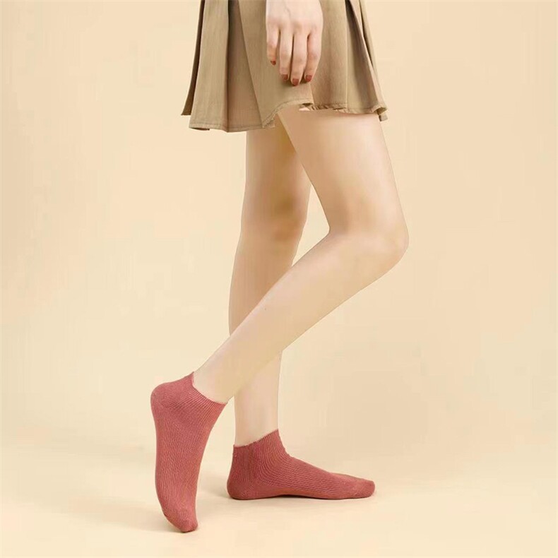 舒适透气男女通用纯棉袜子五双装轻薄柔软四季适用，袜子，九魅羊