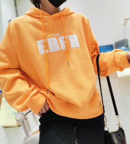 贴布绣带帽卫衣，女装卫衣/绒衫，新雅行-1